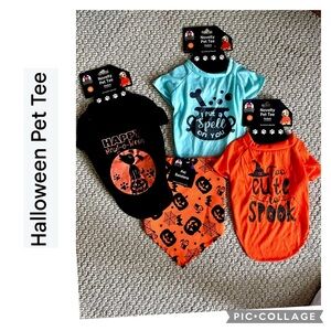 NEW DOG HALLOWEEN T-SHIRTS FREE POOPY BAG ROLL